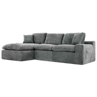 Cloud Sectional Sofa 107.9' Upholstered Sofa Couch with Double-layer