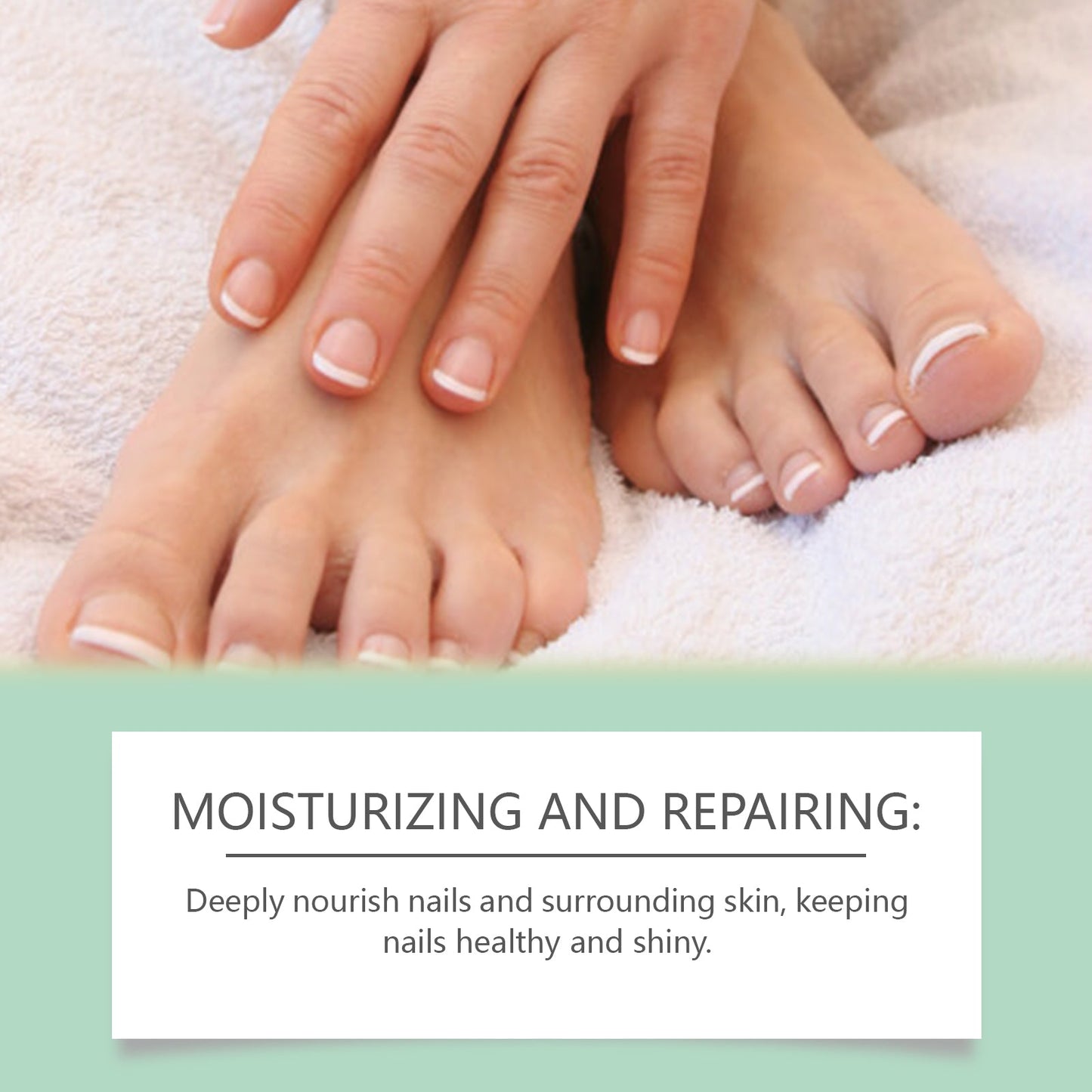 Gray Nail Care Pen Gently Nourishes Fingernails, Cleans And Brightens Nails And Thickens Nails