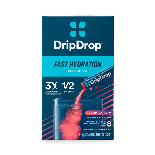 DripDrop Fast Hydration Sticks Variety Pack