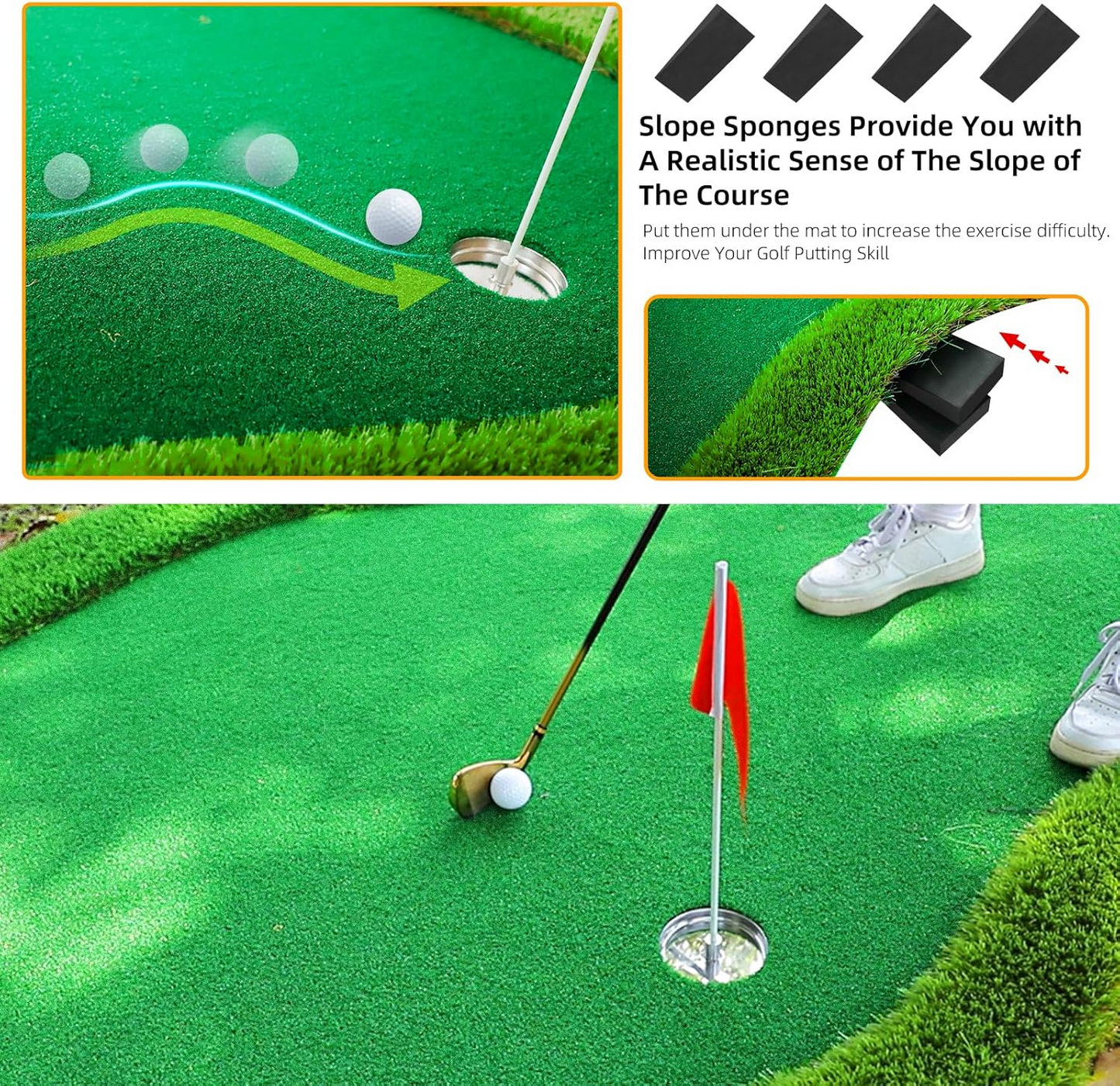 Golf Putting Green (8ft x 16ft, Style A)