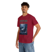 Autumn is coming: Fall Vibes T-shirts | Deer Drinking Brook Leaves Cha