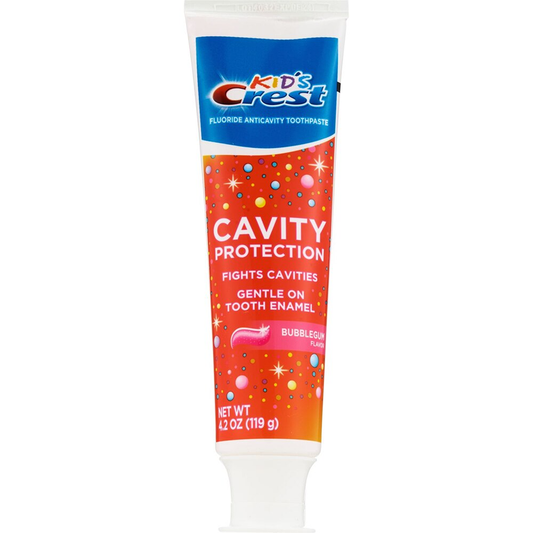 Kid's Crest Cavity Protection Bubblegum Flavor Toothpaste Gel Formula, 4.2 Oz