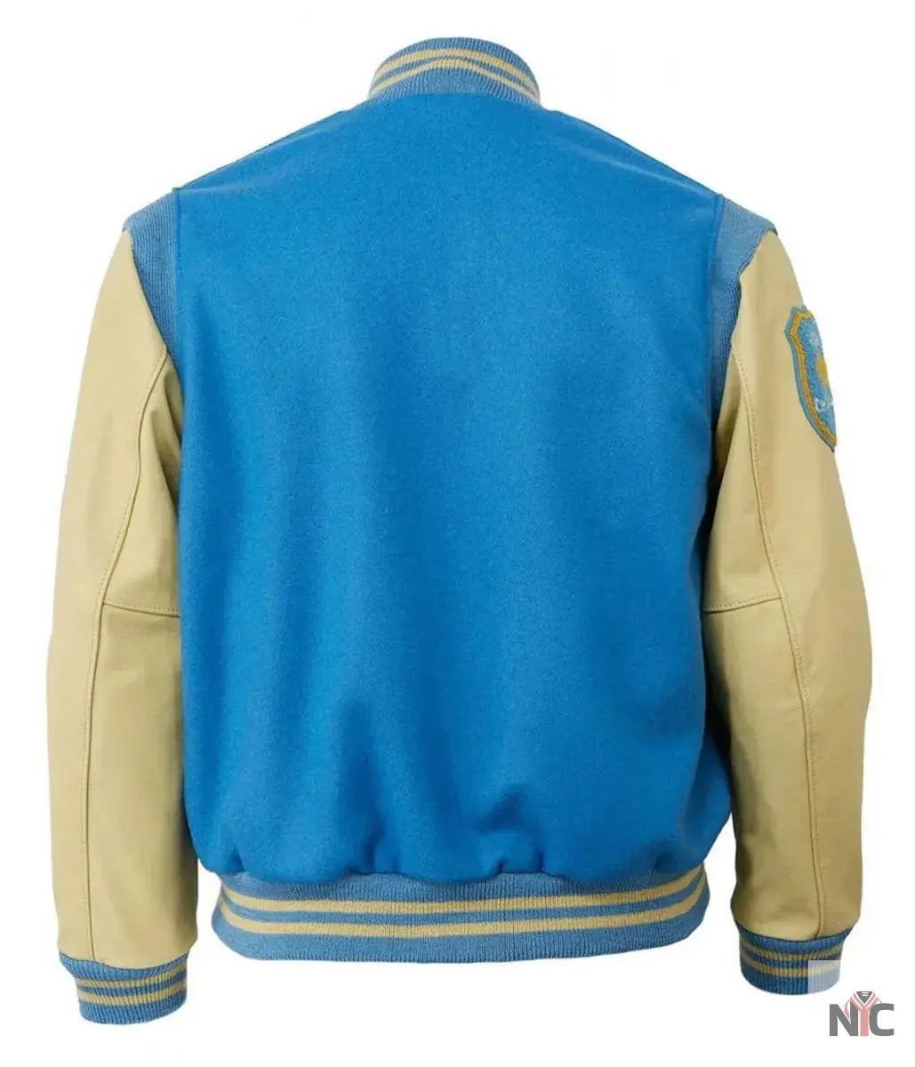 1952 Detroit Lions Cream and Blue Jacket