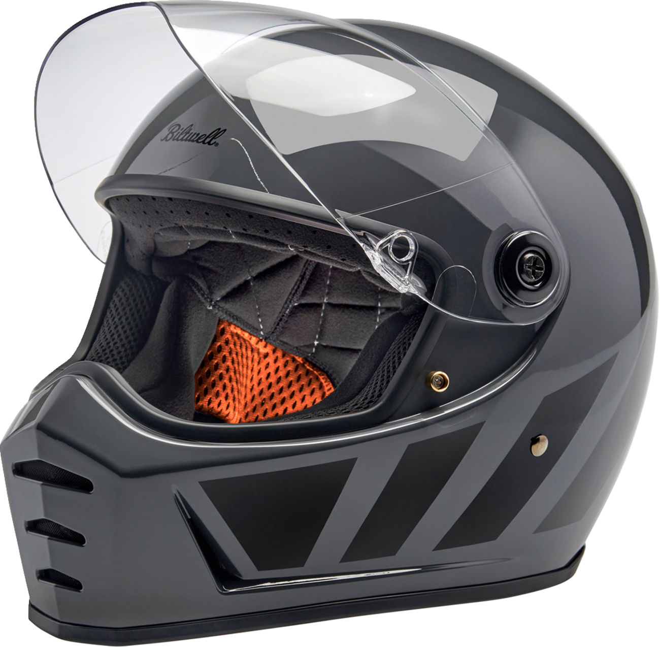 BILTWELL Lane Splitter Helmet - Storm Gray Inertia - 2XL 1004-569-506