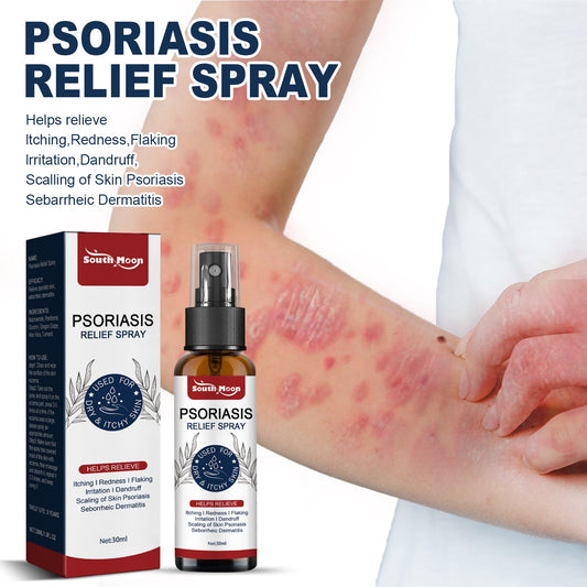 Psoriasis Relief Spray, Relieve Skin, Hands And Feet Redness Peeling Itch Repair External Care