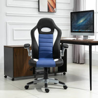 HOMCOM Racing Car Office Chair Swivel Excutive Computer Gaming Chair - Trustymall