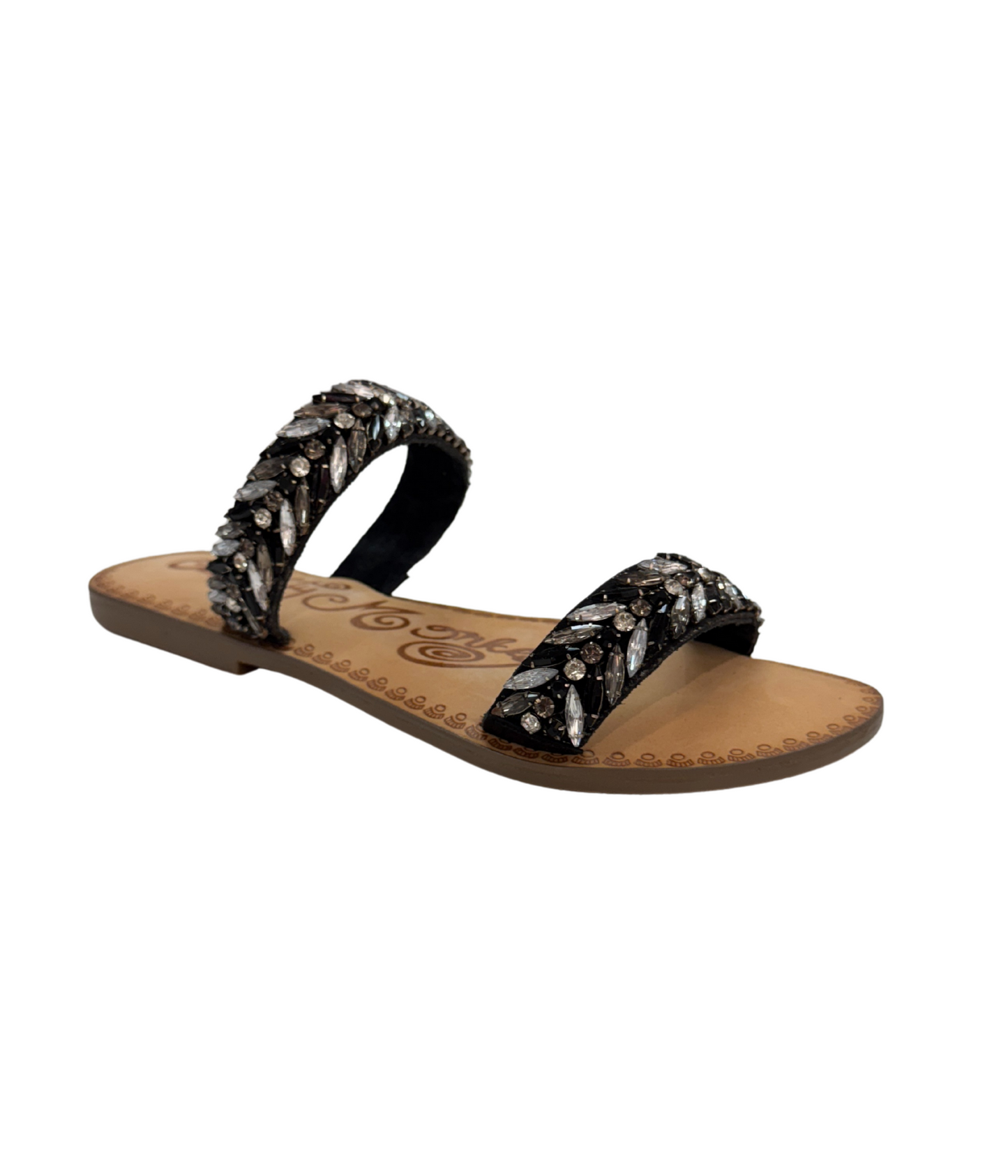 Shine Bright Sandals in Black