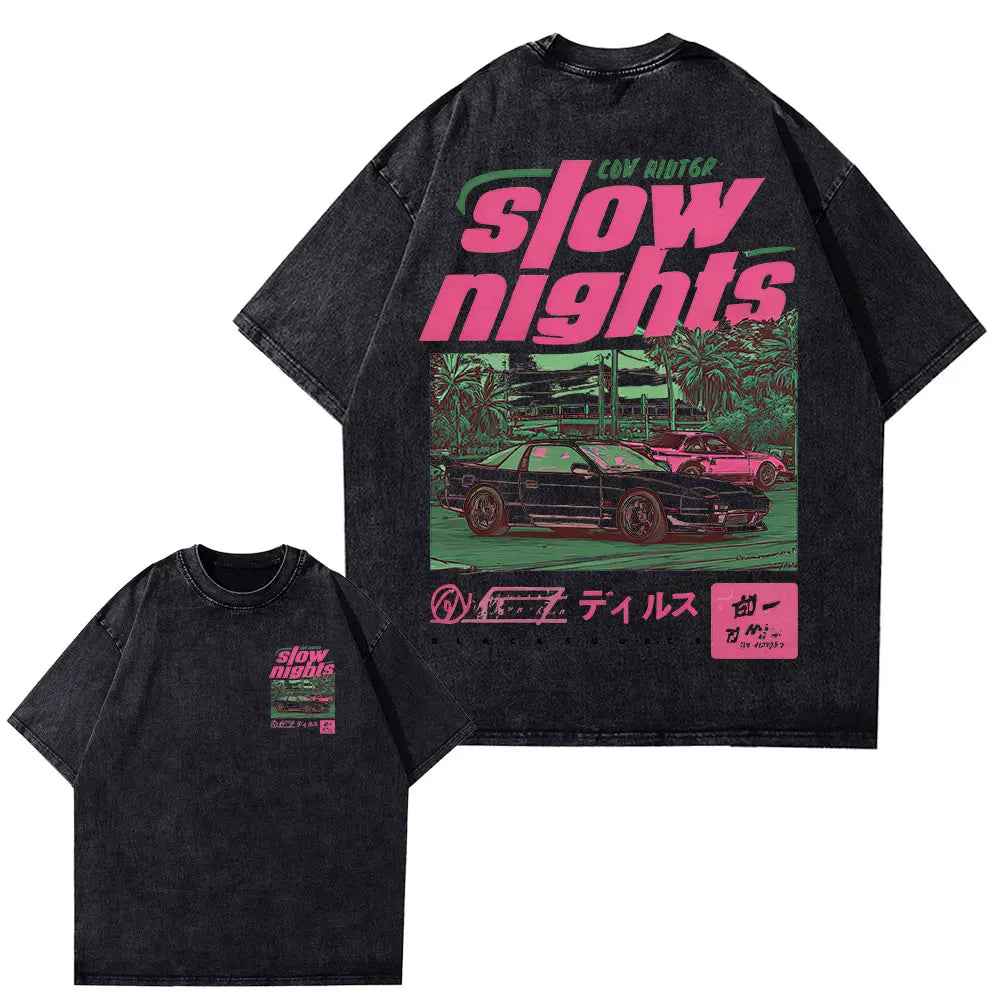 Men's Cotton Graphic T-Shirt Y2K Oversize Short Sleeve Casual Tee