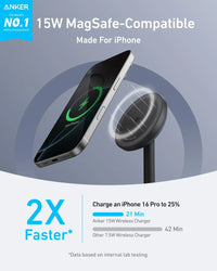 Anker MagGo Wireless Charger (Stand) with Adapter and Cable BOA - Trustymall