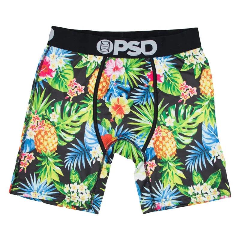 1Pcs Sexy Men Underwear Boxers Men's Panties Lingerie Breathable Printed Male Underpants Plus Size Man Boxer Briefs Mens Trunks