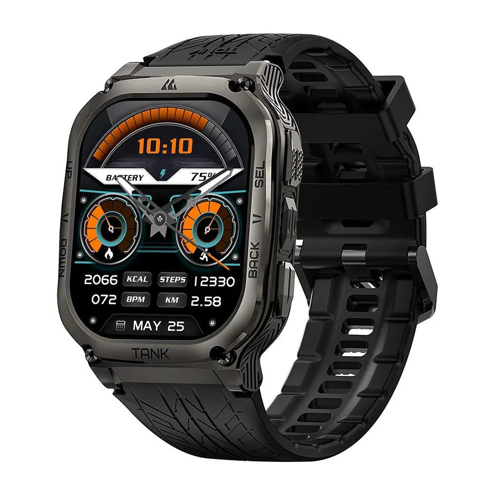 2024 KOSPET TANK M3 Smartwatches For Men Women Rugged Smart Watch 480mAh AOD Bluetooth Fitness Electronic Digital AMOLED Watches