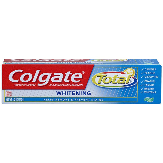 Colgate Total Whitening Fluoride Gel Toothpaste