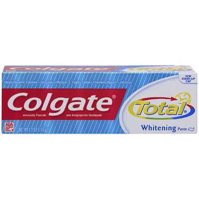 Colgate Total Toothpaste, Anticavity Fluoride And Antigingivitis, Whitening, Paste