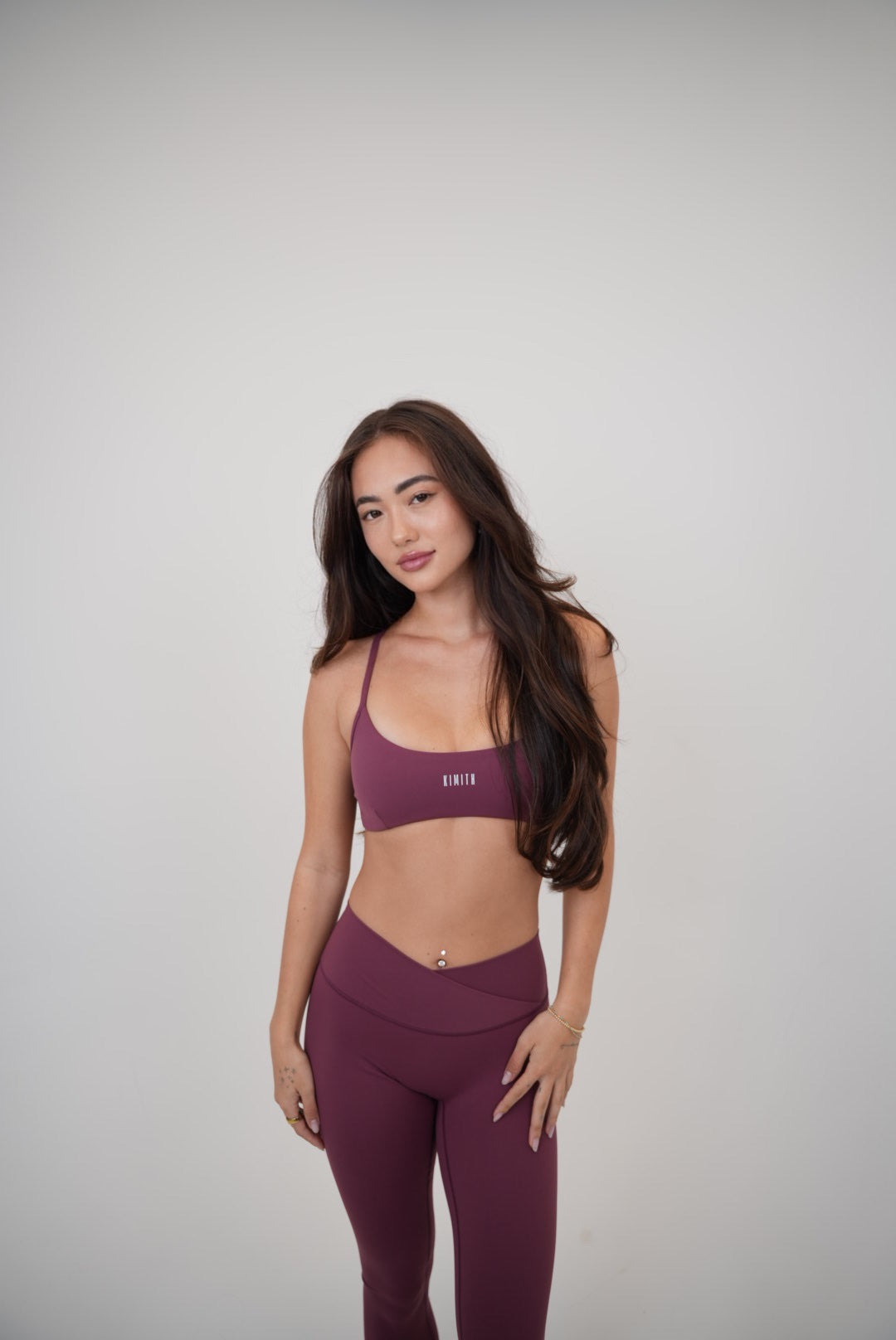 My Time Is Divine Plum Sculpt V-Waist Legging
