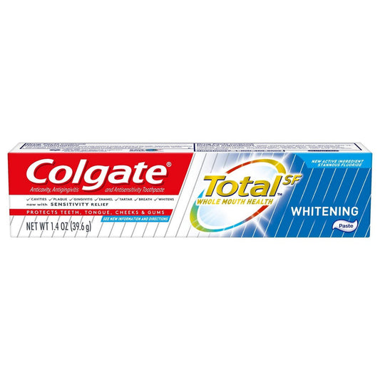 Colgate Total Travel Size Whitening Paste Toothpaste - 1.9 Ounce