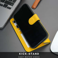 Casper iPhone 16 Pro Wallet Case Leather MagSafe
