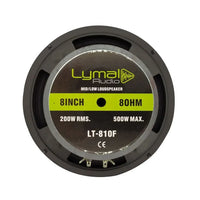 LT-801F 8" Midrange Loudspeaker 500 Watts Max - Trustymall