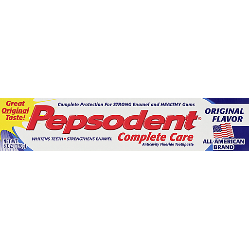 Pepsodent Complete Care Anticavity Fluoride Toothpaste Original Flavor