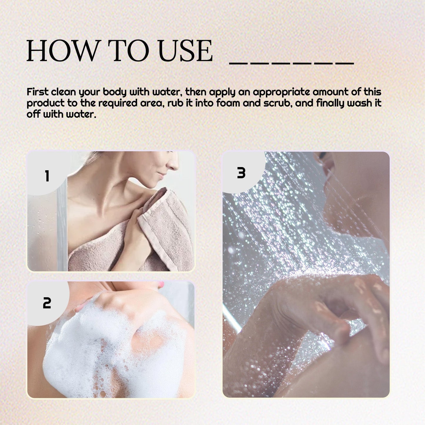 Propolis Shower Lotion, Body Skin Cleansing And Moisturizing Dull Exfoliating Body Wash