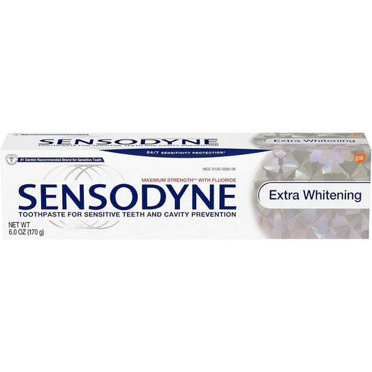 Sensodyne Extra Whitening Sensitivity Protection Toothpaste - 6 Oz