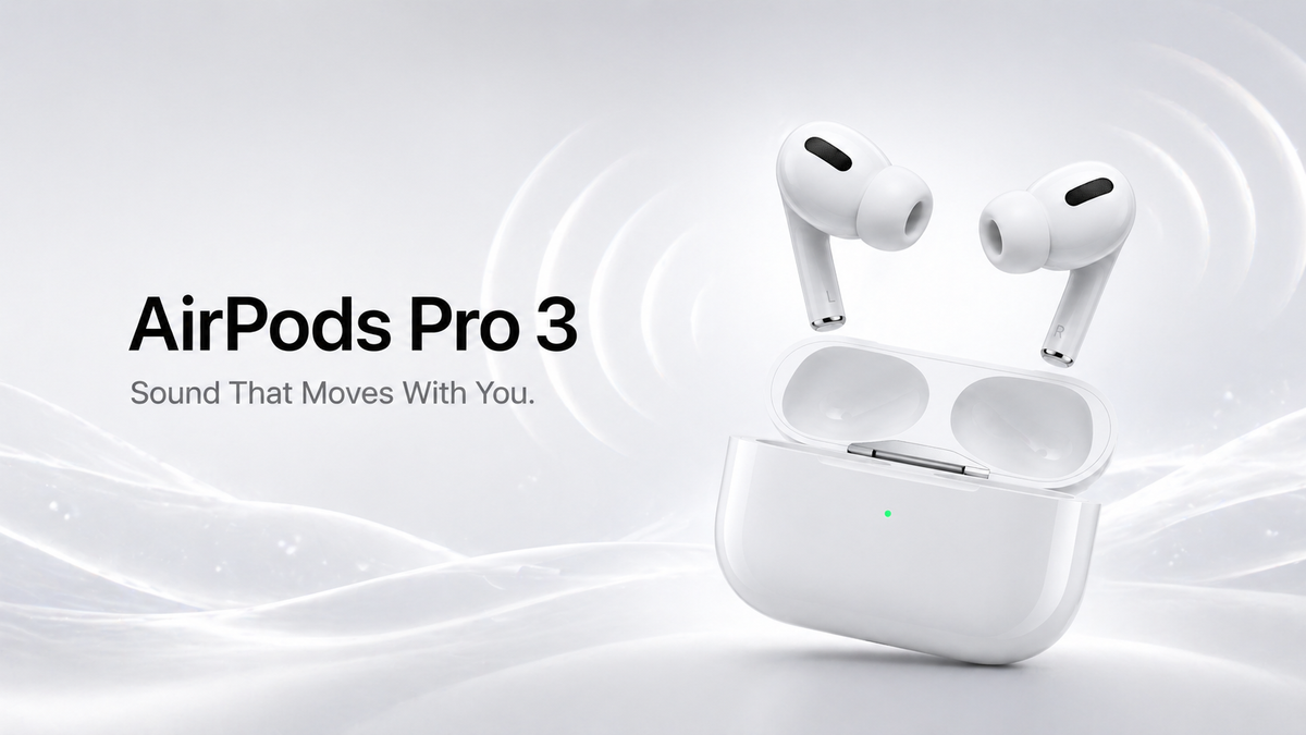 AirPods Pro 3 – Wireless Earbuds with Active Noise Cancellation