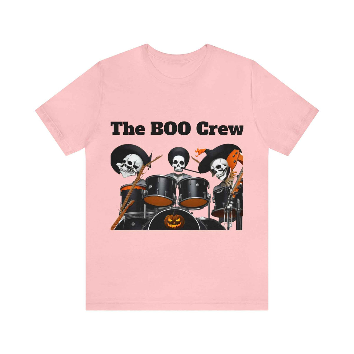 Halloween Boo Crew Skeletons Rock Band Unisex Jersey Short Sleeve Men'