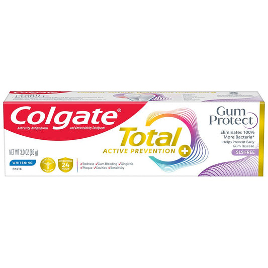 Colgate Total Active Prevention Gum Protect Whitening Toothpaste Mint
