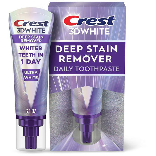 Crest 3DWhite Brilliance Deep Stain Remover Ultra White Toothpaste