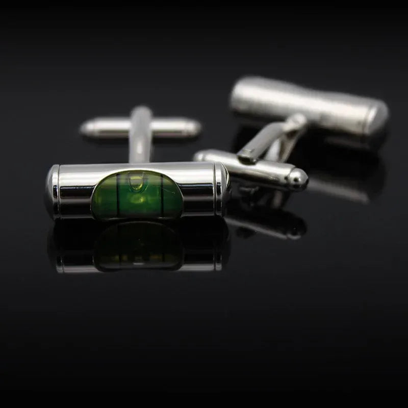 Bubble Level Cufflinks - Trustymall