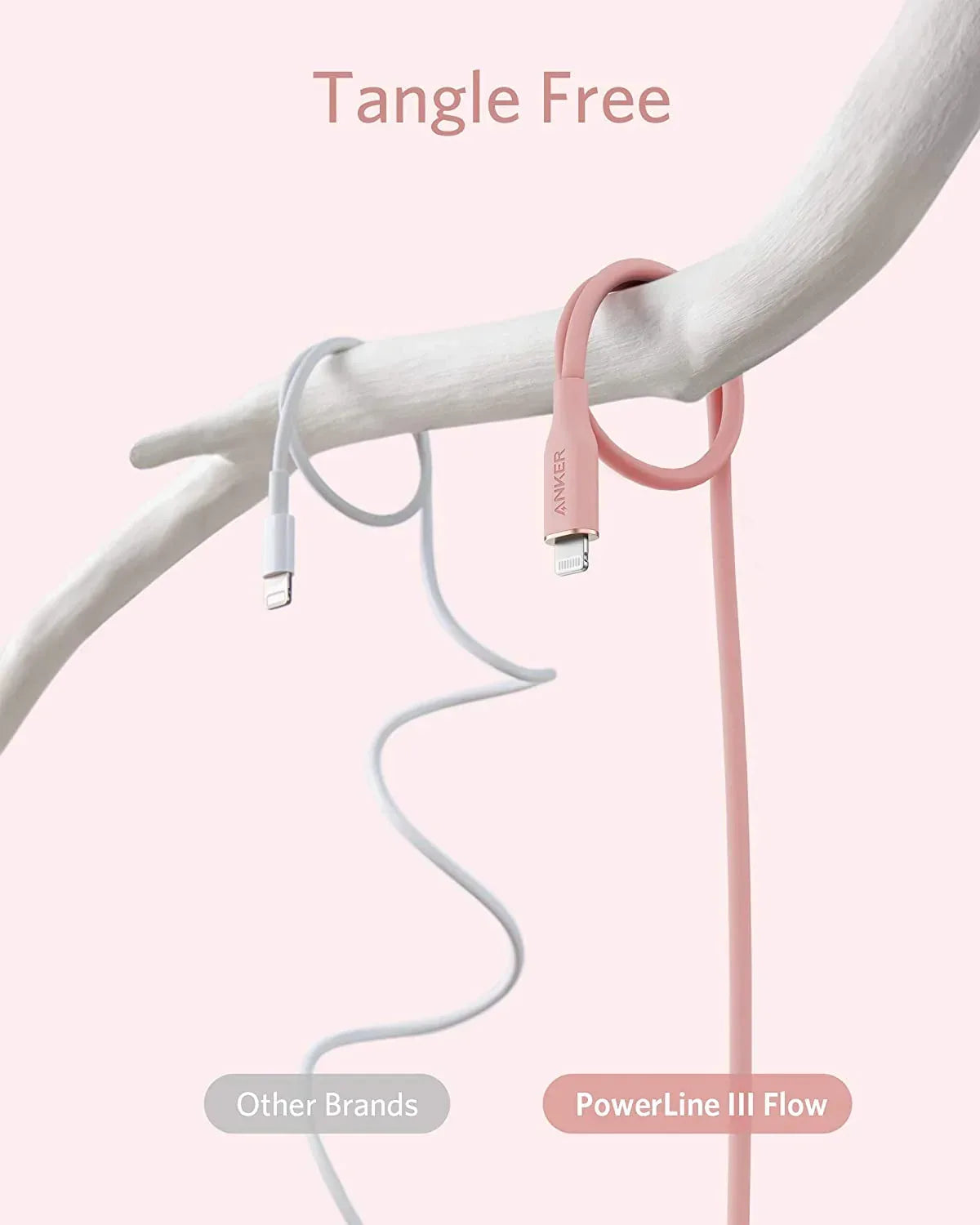 Anker <b>641</b> USB-C to Lightning Cable (Flow, 3 ft Silicone) - Trustymall
