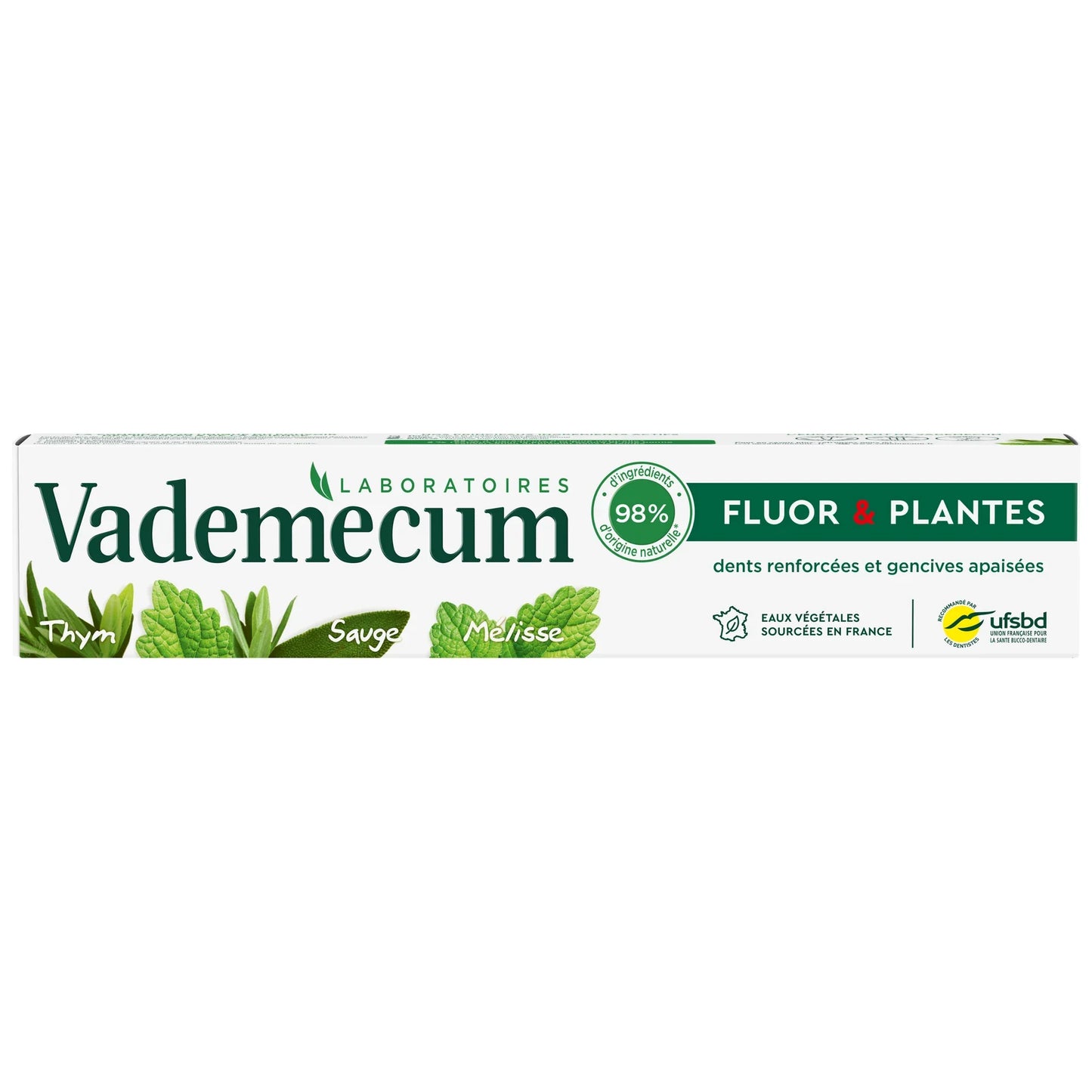 Vademecum Fluor & Plantes Bi-Fluore toothpaste 75ml