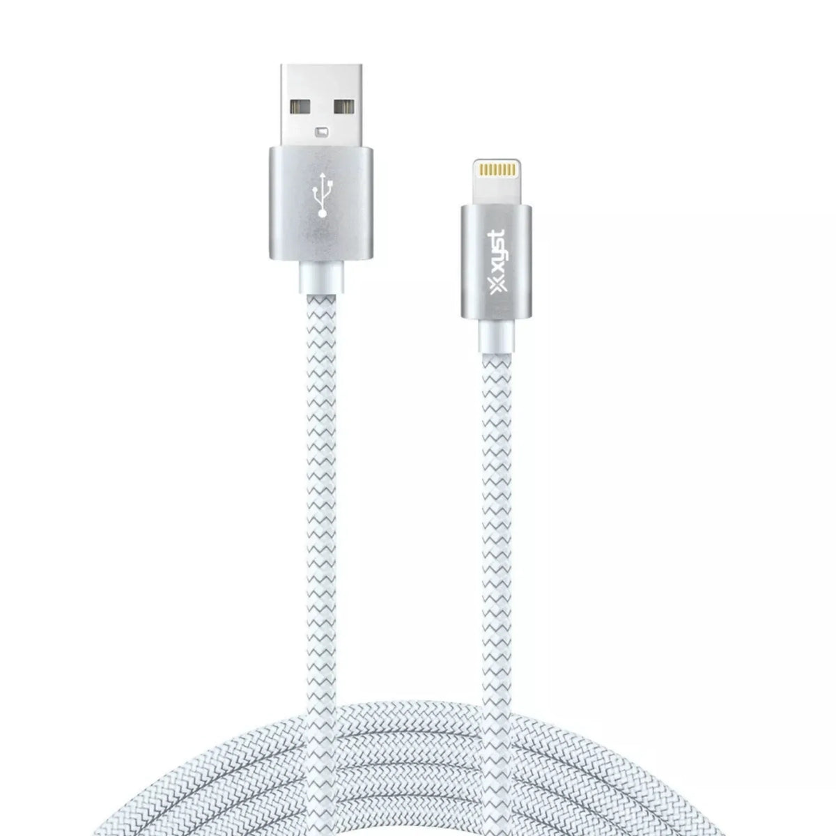 Xyst Charge and Sync USB to Lightning Braided Cable 10Ft - Trustymall
