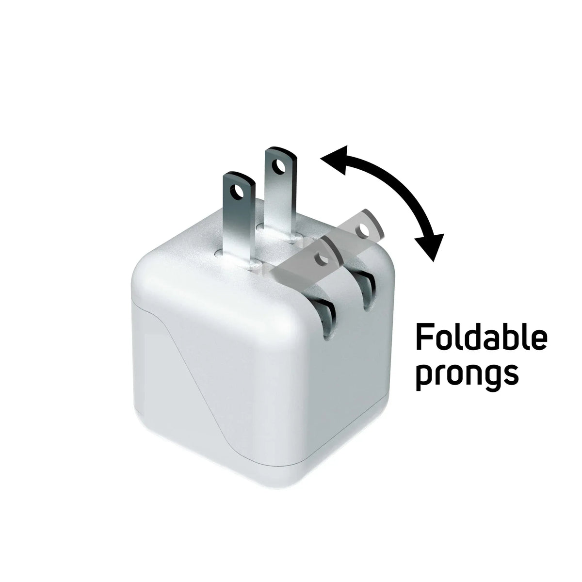 Xyst 2.4-Amp Dual USB Foldable Wall Charger - Trustymall