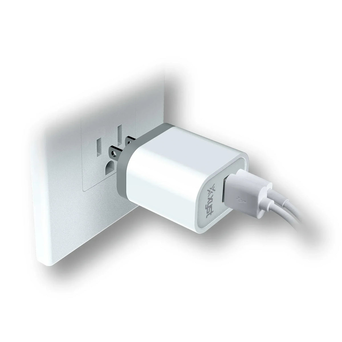 Xyst 3.4-Amp Dual USB Wall Charger with USB Port and USB Type-C Port - Trustymall