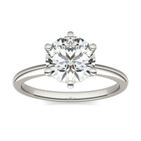 AGI Certified 2 CTW Lab-Grown Emerald Cut Diamond Solitaire Engagement