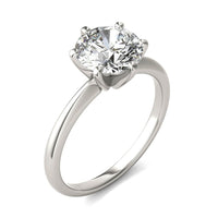 AGI Certified 2 CTW Lab-Grown Emerald Cut Diamond Solitaire Engagement