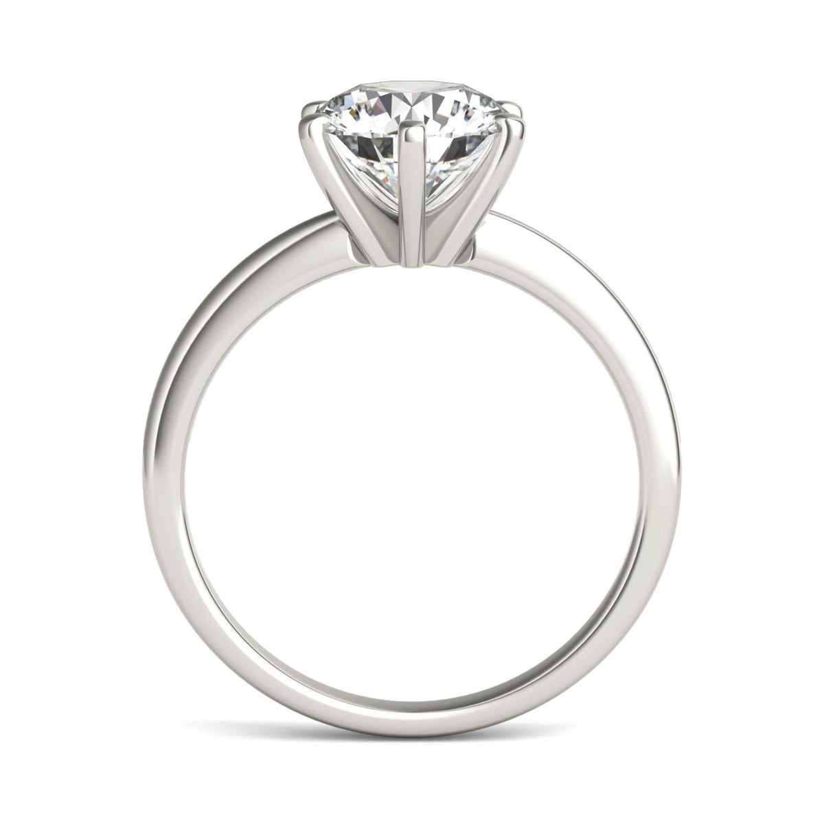 AGI Certified 2 CTW Lab-Grown Emerald Cut Diamond Solitaire Engagement