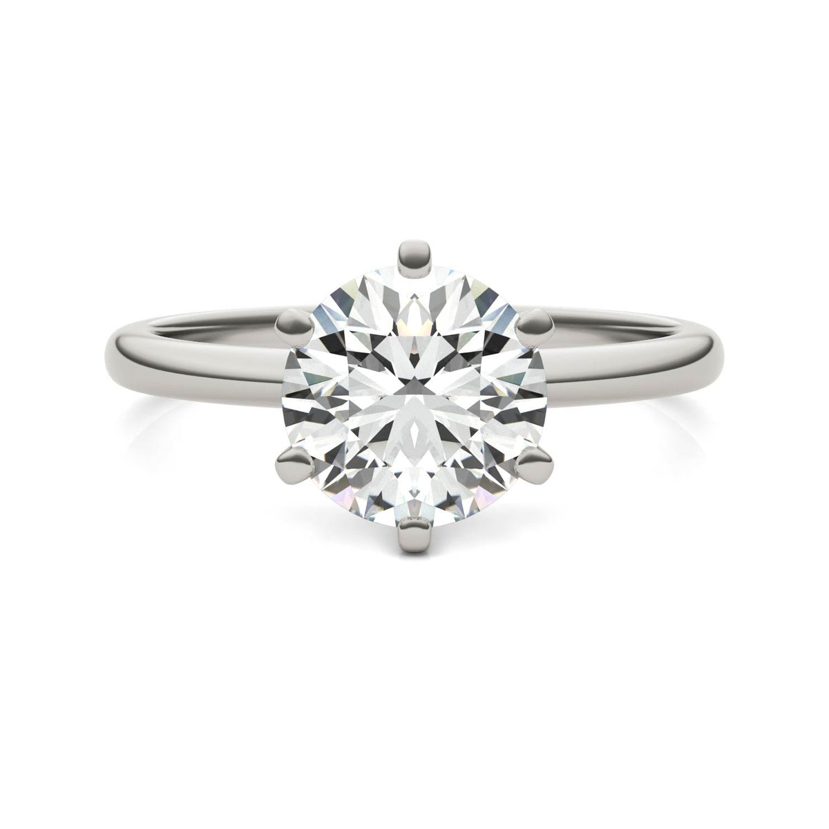 AGI Certified 2 CTW Lab-Grown Emerald Cut Diamond Solitaire Engagement