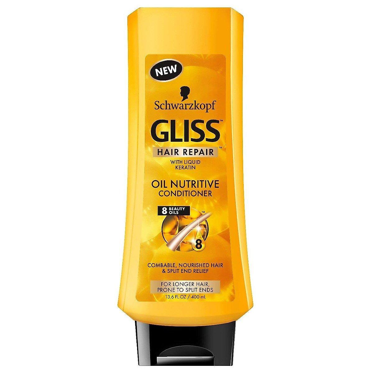 Schwarzkopf Gliss Conditioner, Oil Nutritive, Hair Repair