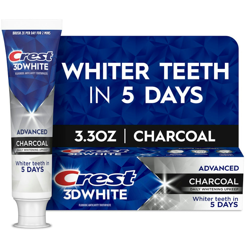 Crest 3D White Advanced Charcoal Teeth Whitening Toothpaste