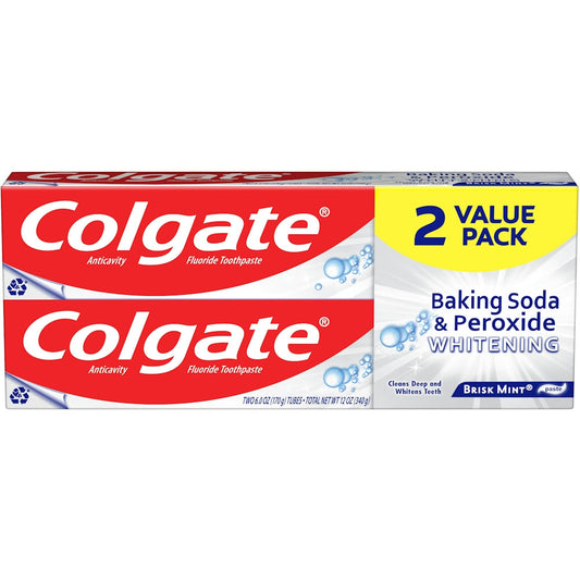 Colgate Baking Soda And Peroxide Whitening Toothpaste - 6 Ounce