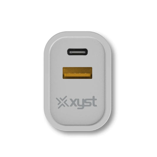 Xyst 3.4-Amp Dual USB Wall Charger with USB Port and USB Type-C Port