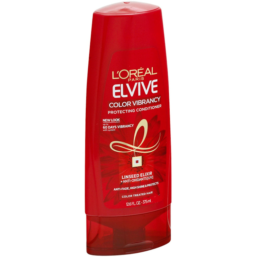 L'Oreal Elvive Conditioner, Protecting, Color Vibrancy Linseed Elixir Anti Oxidants [Uv]