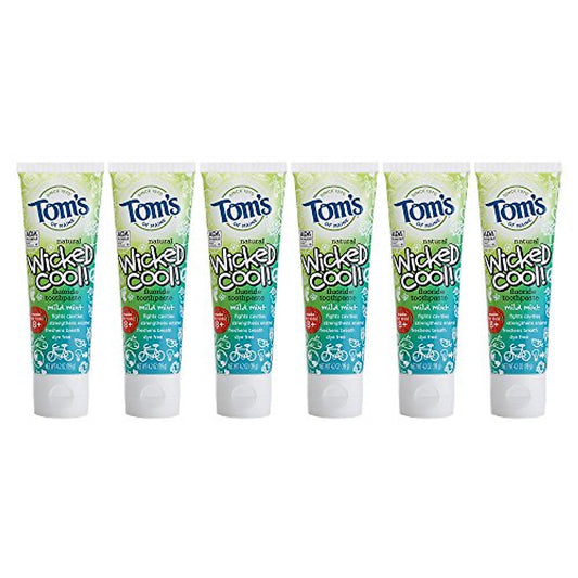 Tom's of Maine Wicked Cool Fluoride Toothpaste Mild Mint