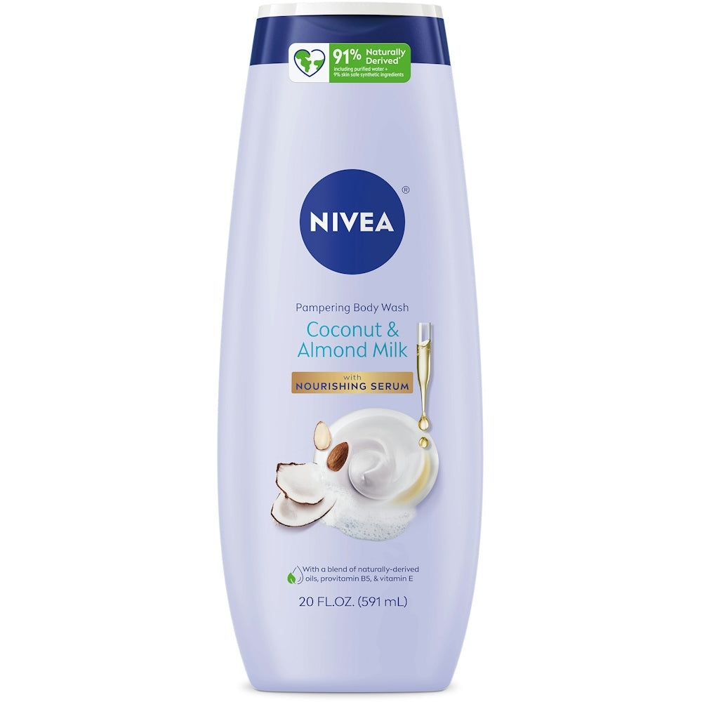 Nivea Coconut & Almond Milk Pampering Body Wash 20 Fl Oz