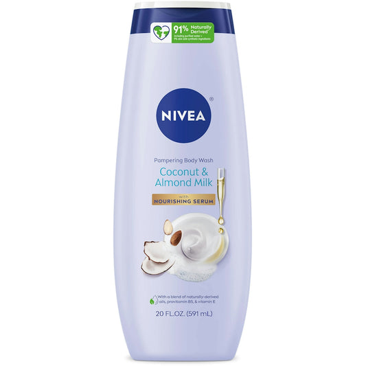 Nivea Coconut & Almond Milk Pampering Body Wash 20 Fl Oz
