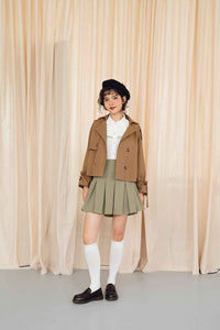 Layla Cropped Trenchcoat