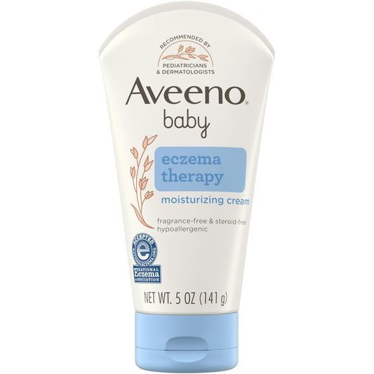 Aveeno Baby Eczema Therapy Moisturizing Cream For Dry Skin, 5 Oz
