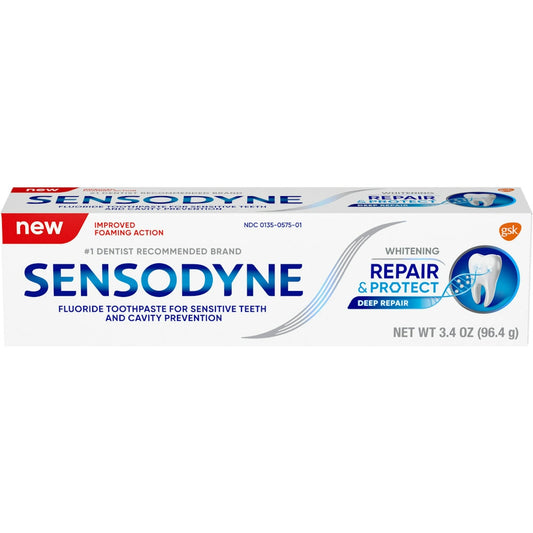 Sensodyne Repair & Protect Whitening Fluoride Toothpaste For Sensitive Teeth
