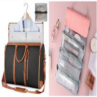 Large Capacity Travel Duffle Bag Women's Handbag Folding Suit Bag Waterproof Clothes Totes - Trustymall